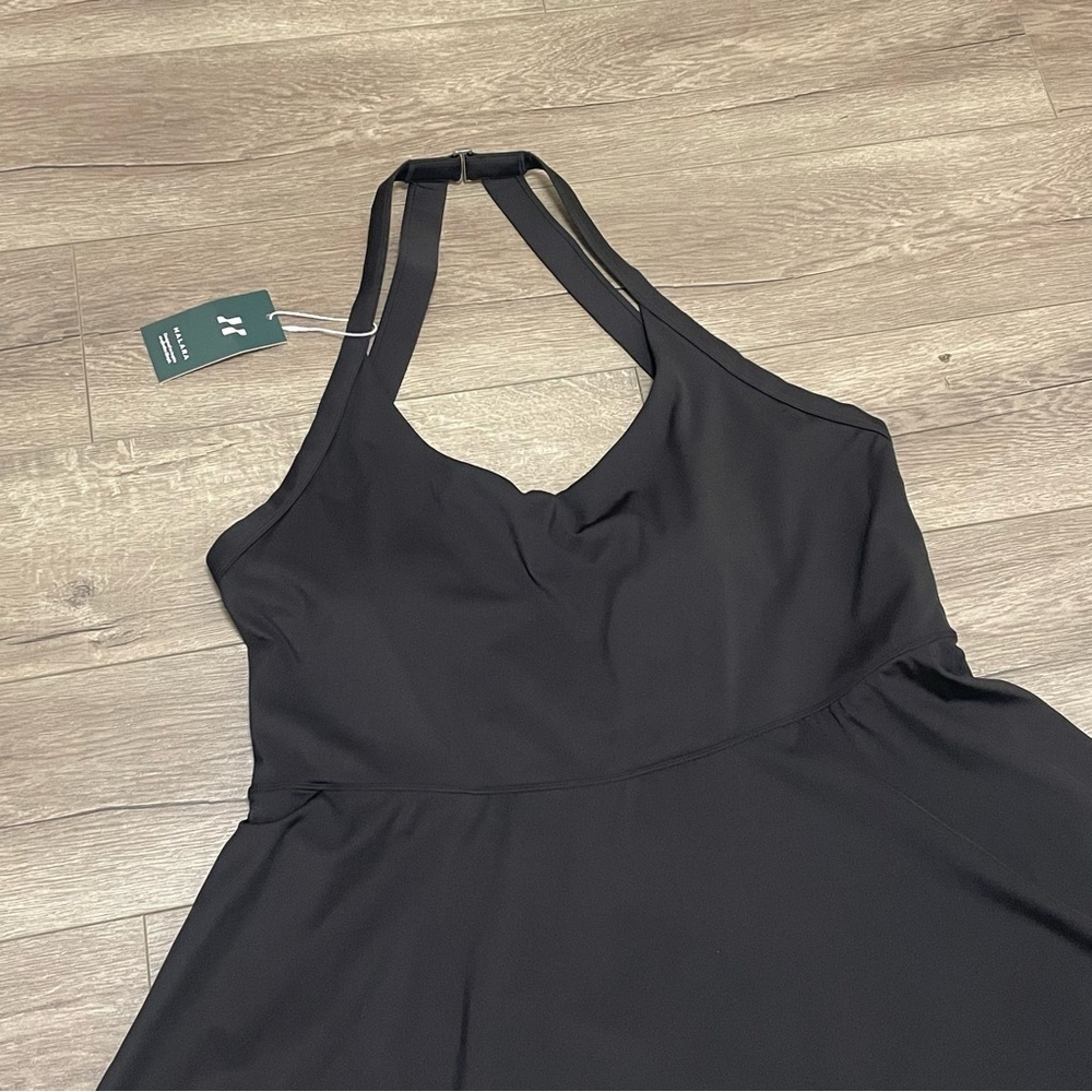 Halara Backless Cut Out Twisted Side Pocket 2-in-1 Mini Barre Ballet Dance Dress - Picture 4 of 11
